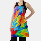 Lebhaftes Abstraktes Ausdrucksbild Schürze (InSitu)