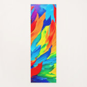 Lebhaftes Abstraktes Ausdrucksbild Yogamatte (Vorderseite)