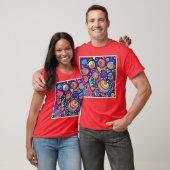 Lebhaftes Abstraktes Blubble-Universum T-Shirt (Unisex)