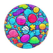 Lebhaftes Abstraktes Candyland Schneidebrett (Vorderseite)