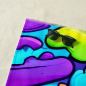 Lebhaftes Abstraktes Candyland Strandtuch (Beispiel)