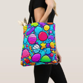Lebhaftes Abstraktes Candyland Tasche (Von Nahem)