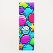 Lebhaftes Abstraktes Candyland Yogamatte (Vorderseite)