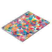 Lebhaftes abstraktes Design-Notebook - das beste G Notizblock (Linke Seite)