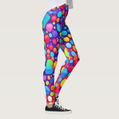 Lebhaftes Abstraktes Kaleidoskop Leggings (Rechts)