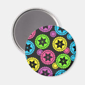 Lebhaftes abstraktes Magnet (Vorderseite/Rückseite)