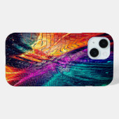 Lebhaftes Abstraktes Mosaik Case-Mate iPhone Hülle (Rückseite (Horizontal))
