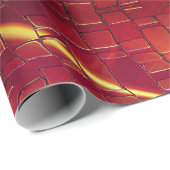 Lebhaftes Abstraktes Mosaik Geschenkpapier (Rolleneckpunkt)