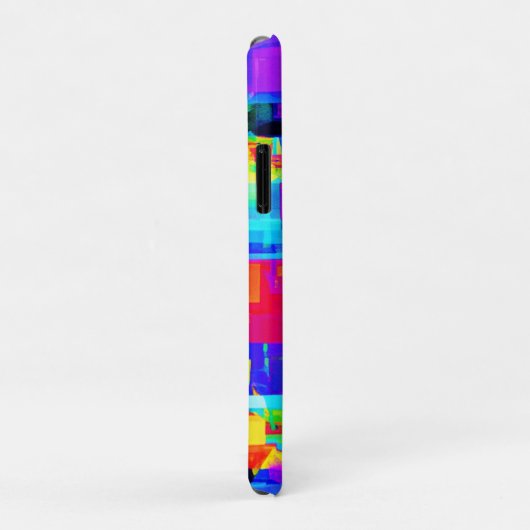 Lebhaftes Abstraktes Muster Case-Mate iPhone Hülle (Hinten/Rechts)