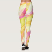 Lebhaftes Abstraktes Muster Leggings (Rückseite)