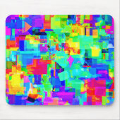 Lebhaftes Abstraktes Muster Mousepad (Vorne)