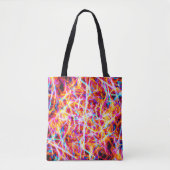 Lebhaftes Abstraktes Muster Tasche (Vorderseite)