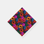 Lebhaftes Abstraktes Muster und geometrisches Must Serviette (Ecke)