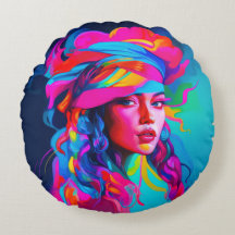 Lebhaftes Abstraktes Portrait