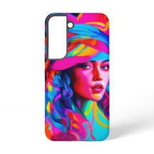 Lebhaftes Abstraktes Portrait