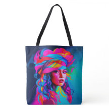 Lebhaftes Abstraktes Portrait