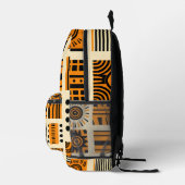Lebhaftes afrikanisches Muster Bedruckter Rucksack (Rechts)