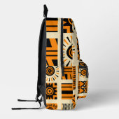 Lebhaftes afrikanisches Muster Bedruckter Rucksack (Links)