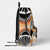 Lebhaftes afrikanisches Muster Bedruckter Rucksack (Links)