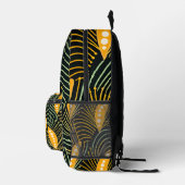 Lebhaftes afrikanisches Muster Bedruckter Rucksack (Rechts)