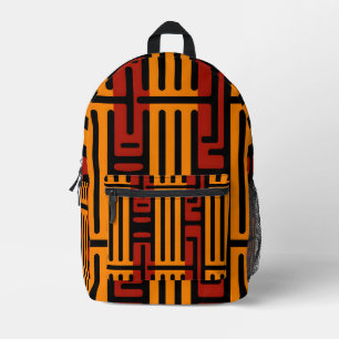 Lebhaftes afrikanisches Muster Bedruckter Rucksack