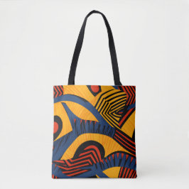 Lebhaftes afrikanisches Muster Tasche