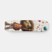 Lebhaftes Afro Joy - künstlerisches Design Skateboard (Horizontal)