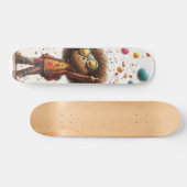 Lebhaftes Afro Joy - künstlerisches Design Skateboard (Horizontal)