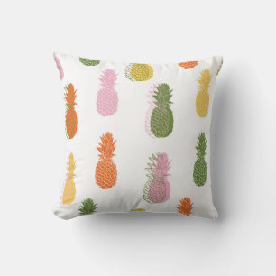 Lebhaftes Ananas-Muster Kissen
