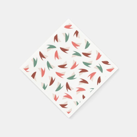 Lebhaftes Apple Slice Fruit Muster II Serviette (Ecke)