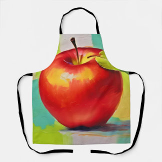 Lebhaftes Apple Still Life Schürze