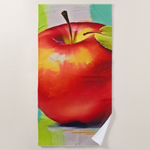Lebhaftes Apple Still Life Strandtuch