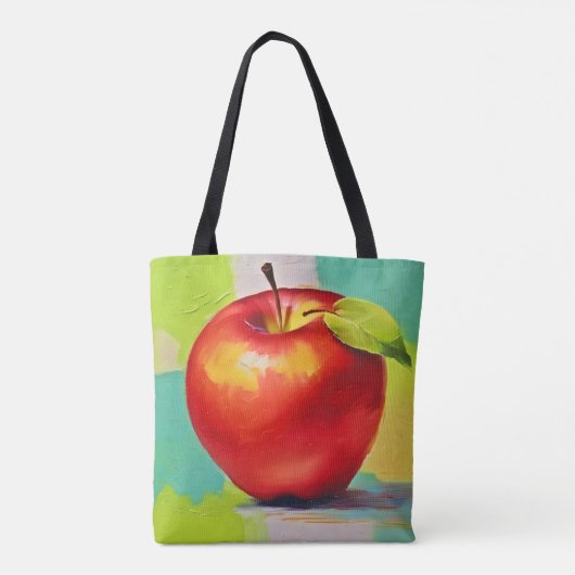 Lebhaftes Apple Still Life Tasche (Rückseite)