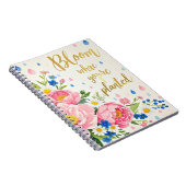 Lebhaftes Aquarellbouquet von Bauern, Molsen Notizblock (Rechte Seite)