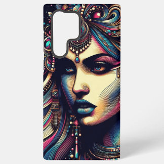 Lebhaftes ästhetisches Portrait - lebendiges Kunst Samsung Galaxy Hülle