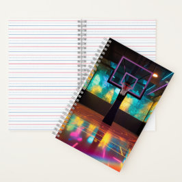 Lebhaftes Basketball Spiral Notebook Notizblock