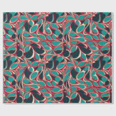 Lebhaftes Bio Geschenk des Swirl Ankara Geschenkpapier (Flach)