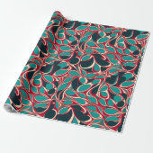 Lebhaftes Bio Geschenk des Swirl Ankara Geschenkpapier (Ungerollt)