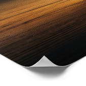 Lebhaftes biolumineszierendes Quallenglühen Poster (Ecke)