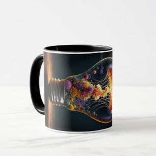 Lebhaftes biolumineszierendes Quallenglühen Tasse