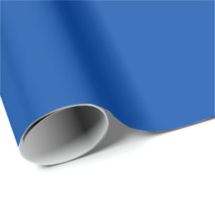 Lebhaftes Blau Geschenkpapier