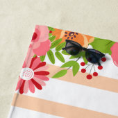 Lebhaftes Bloom-Junggeselinnen-Abschied-Geschenk Strandtuch (Beispiel)