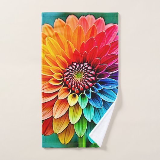 Lebhaftes Bloom of Hope and Joy Design Badhandtuch Set (Handtuch)