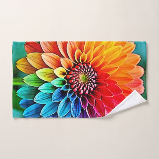 Lebhaftes Bloom of Hope and Joy Design Badhandtuch Set (Handtuch)