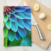 Lebhaftes Bloom of Hope and Joy Design Geschirrtuch (Viertel Falte)