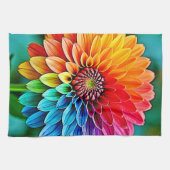 Lebhaftes Bloom of Hope and Joy Design Geschirrtuch (Horizontal)