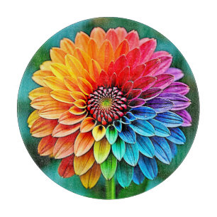 Lebhaftes Bloom of Hope and Joy Design Schneidebrett