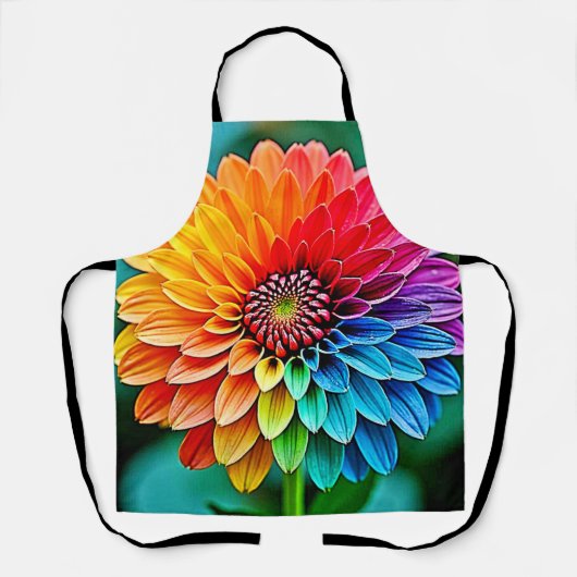 Lebhaftes Bloom of Hope and Joy Design Schürze (Vorderseite)