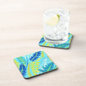 Lebhaftes Blumendesign Getränkeuntersetzer (Rechte Seite)