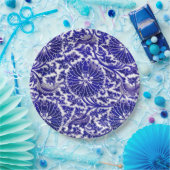 Lebhaftes Blumendesign Pappteller (Party)